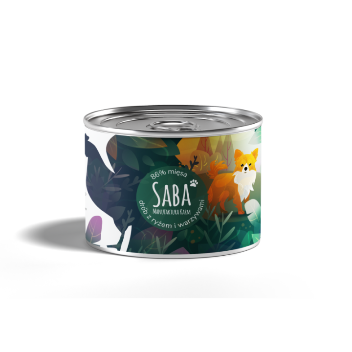 Drób z ryżem i warzywami