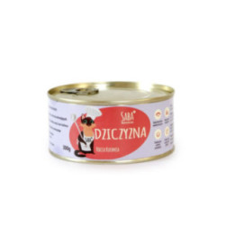 dziczyzna - konserwa dla kota