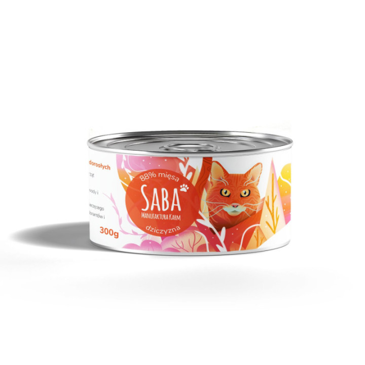 dziczyzna - konserwa dla kota