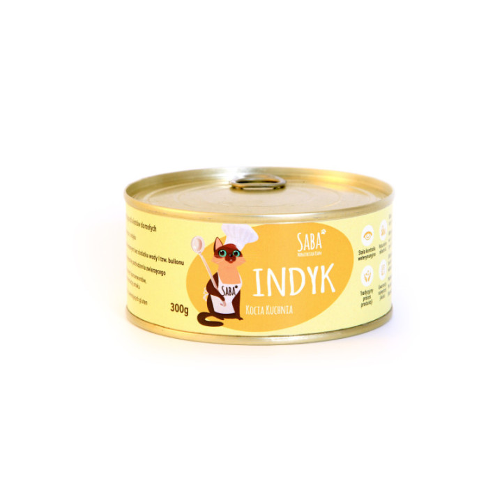 Indyk - konserwa dla kota