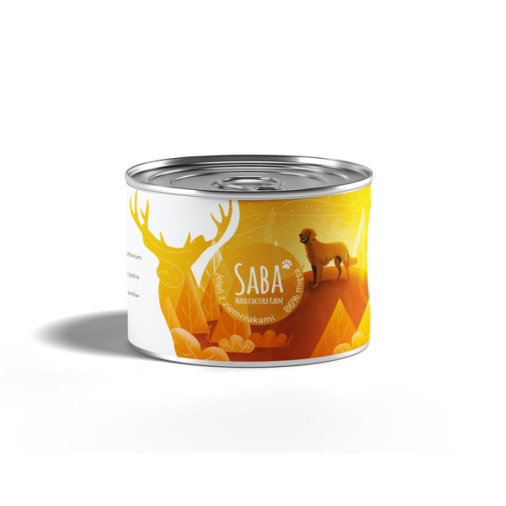 Jeleń z ziemniakami