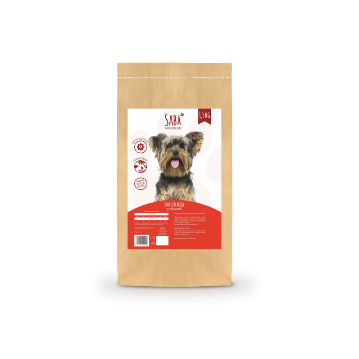 SABA 52% mięsa - dla psów dorosłych małych ras